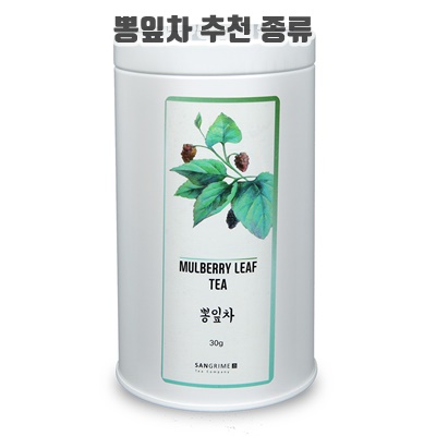 1.산그리메 국내산 뽕잎차 30g 틴케이스 고급선물용 국산 뽕잎차 뽕나무잎차, 30g, 1통_이미지(imge)입니다.