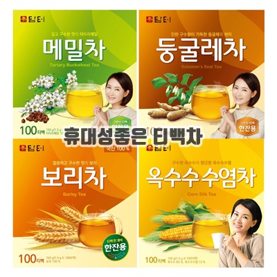 1.담터 차 4종(둥글레차, 옥수수차, 보리차, 메밀차)_이미지(imge)입니다.